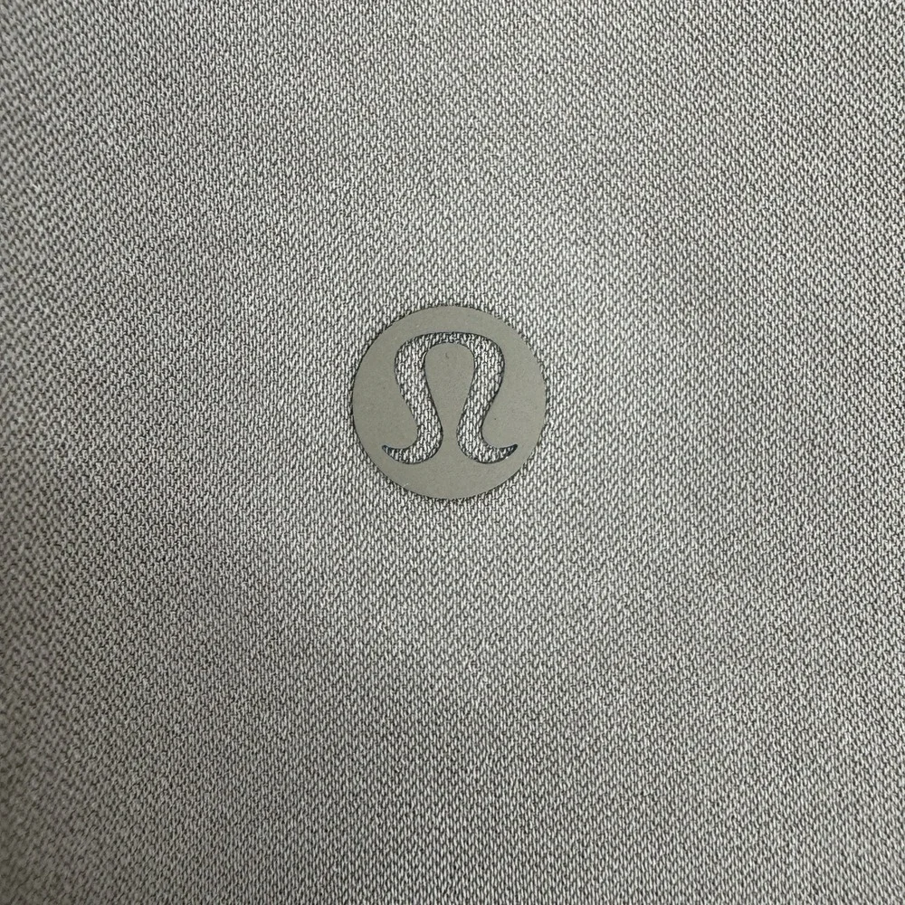 Lululemon‎ On The Fly Crop Pants Size 10 Khaki Woven Drawstring Stretch Casual